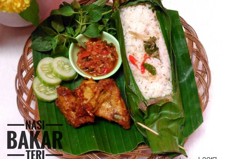 Resep Nasi Bakar Teri Oleh Dish by Ifah