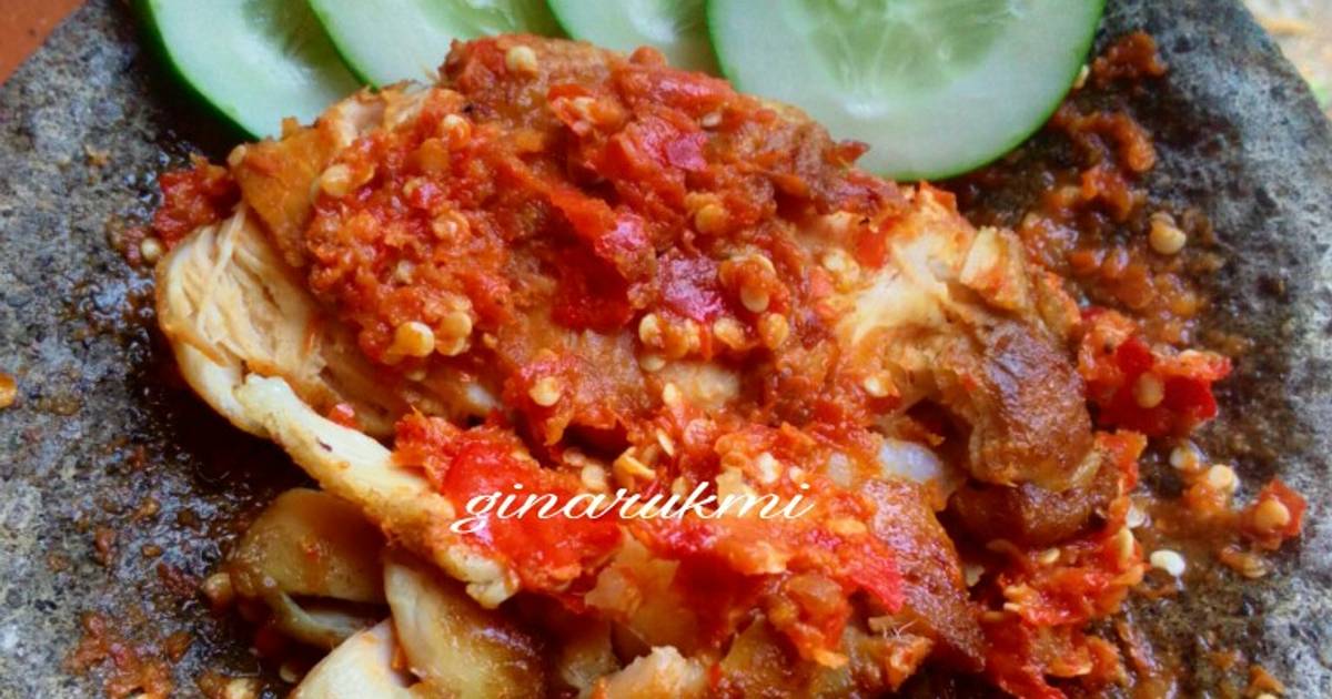 3 105 resep  ayam  geprek  enak dan sederhana  Cookpad