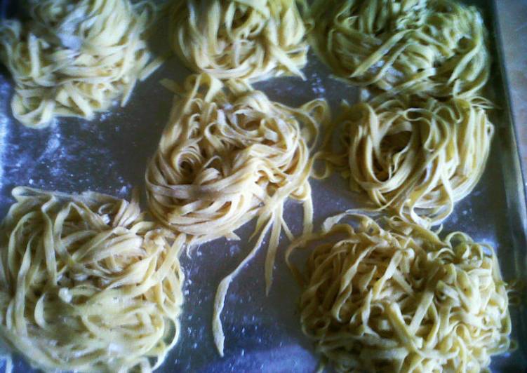 cara membuat Homemade mie labu parang (super kenyal) recomended