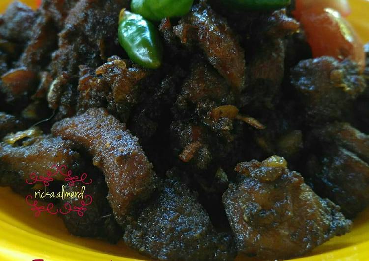 bahan dan cara membuat ?? Sate Kambing Goreng Lada Hitam??