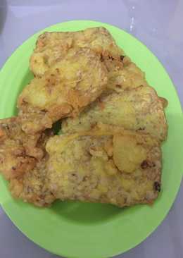 Tempe goreng tepung renyah dan garing