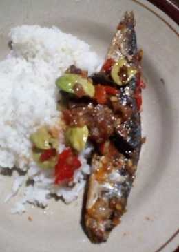 Balado pete terong ikan kranjang