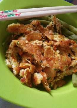 Omlet ayam sayur