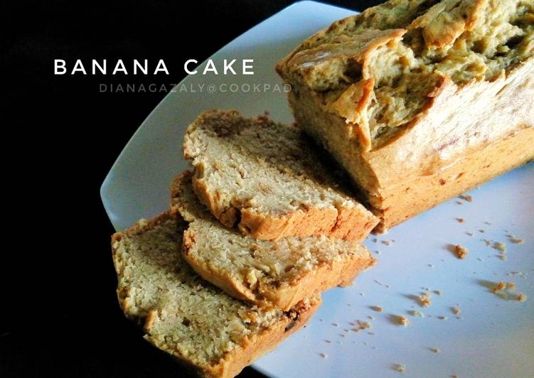 bahan dan cara membuat Banana Cake ala Shireen