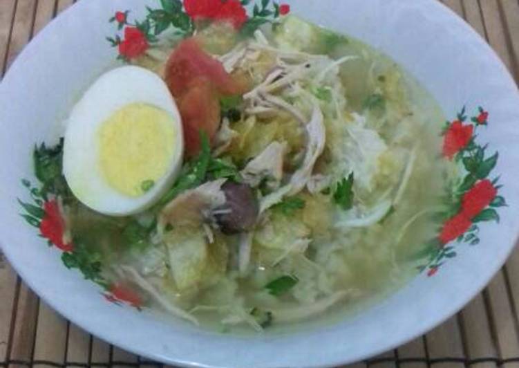 resep lengkap untuk Soto Ayam Resep Mbah