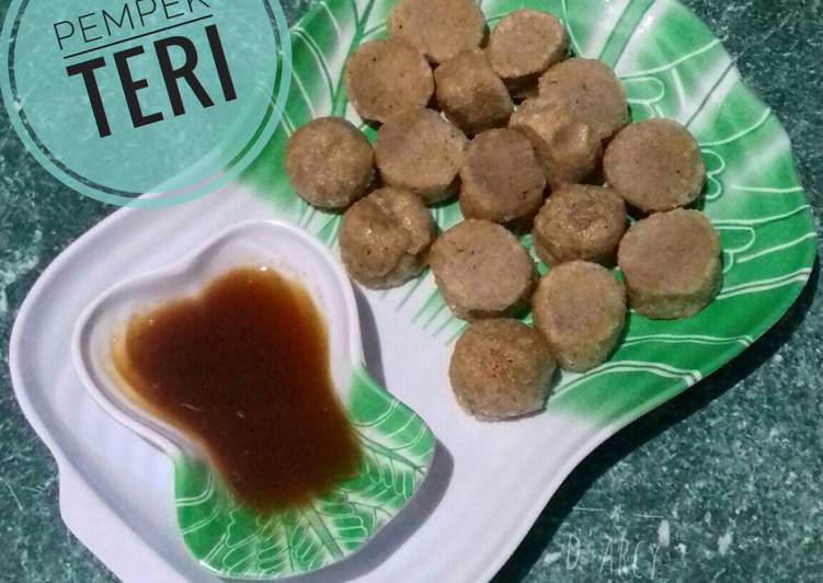 resep lengkap untuk Pempek Teri (#PR_Wantuteri) dg Cuko Spesial