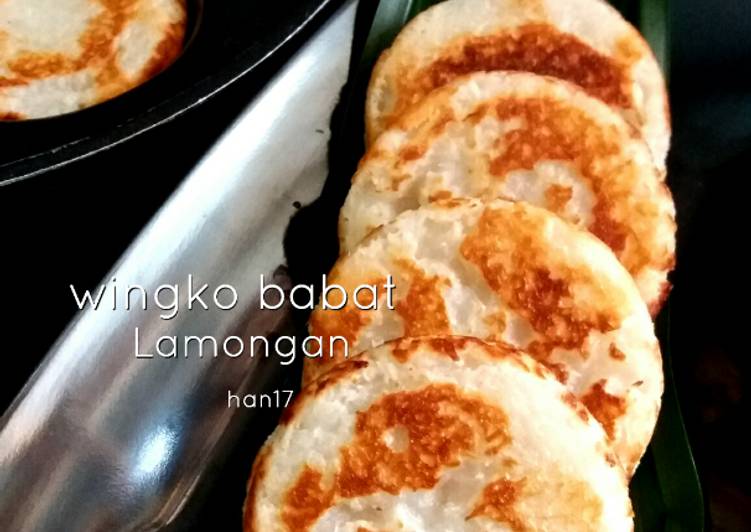 resep masakan Wingko Babat Lamongan, Manis Gurih.