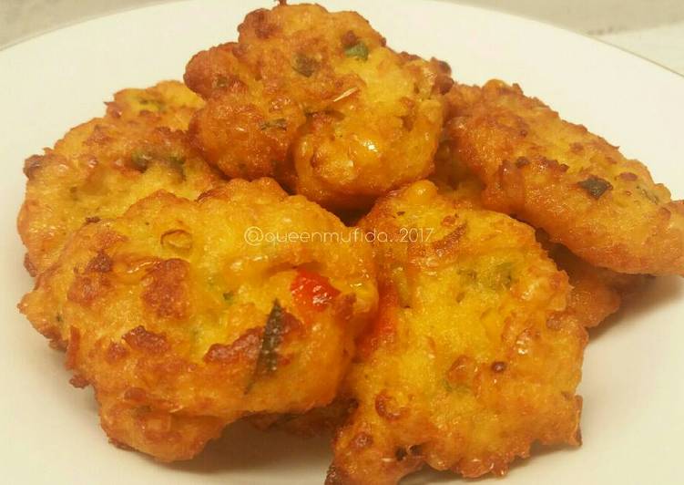 resep makanan Empal Jagung / Perkedel Jagung