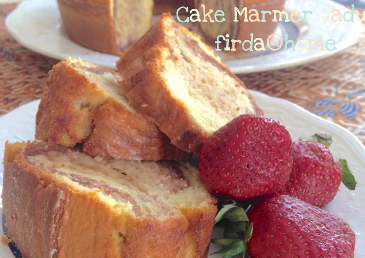 resep masakan Cake Marmer Jadul #nosp