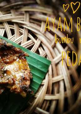 Ayam bakar bumbu rujak pedas