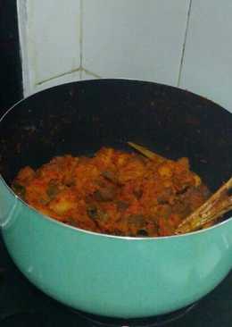 Sambel Goreng Kentang dengan Ati Sapi / Bola-bola Daging