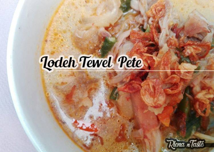 resep Lodeh Tewel Pake Pete #bantumantenbaru