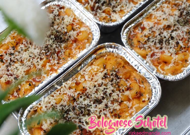 resep masakan Bolognese Schotel Ala Tintinrayner |Creamy,Cheesy,Spicy! ??