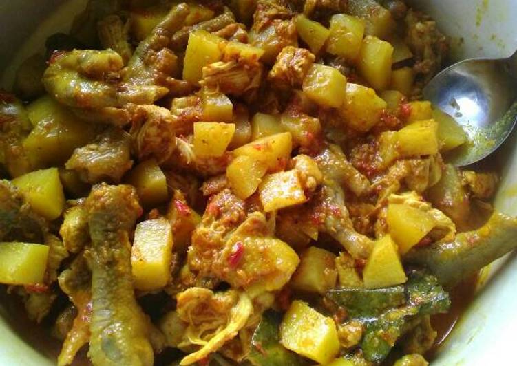 resep Gulai ceker kentang ala tessa