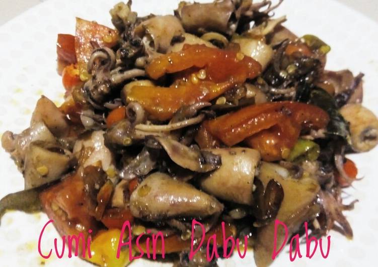 resep makanan Cumi Asin Dabu Dabu