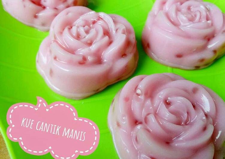 bahan dan cara membuat Kue cantik manis