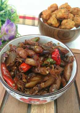 Cumi asin sambal rawit