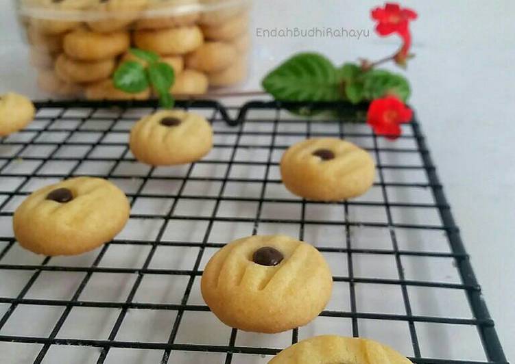 resep lengkap untuk Butter Cookies (3 bahan saja)