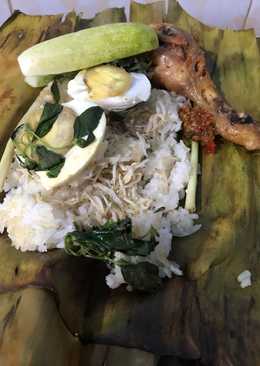 Nasi bakar teri medan