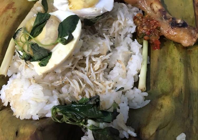 resep Nasi bakar teri medan