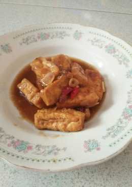 Tumis tahu teriyaki cepat saji