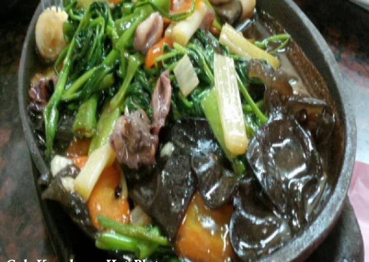 gambar untuk resep makanan Cah Kangkung Hot Plate