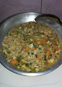 Mie kopyok pake kuah