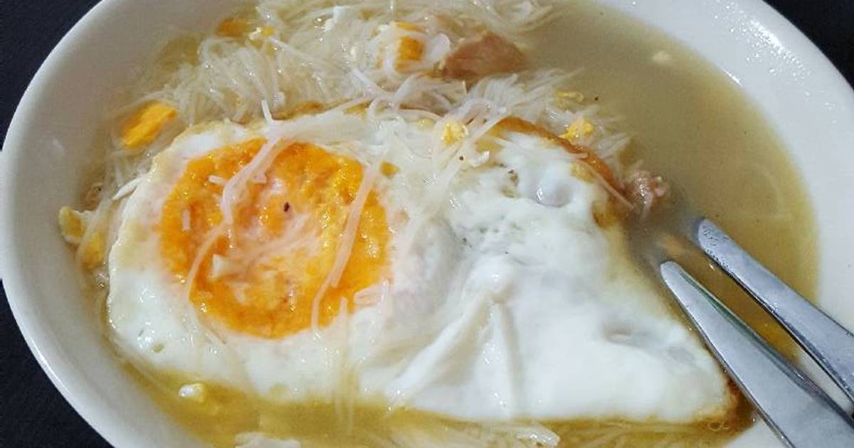 356 resep  bihun kuah telur  enak dan sederhana Cookpad