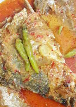 Gulai kepala kakap pedas mantap