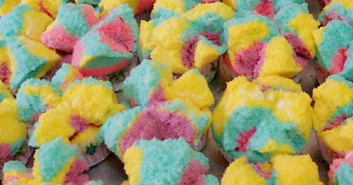 Resep BOLU KUKUS PELANGI MEKAR