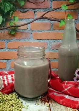 Susu kedelai ketan hitam