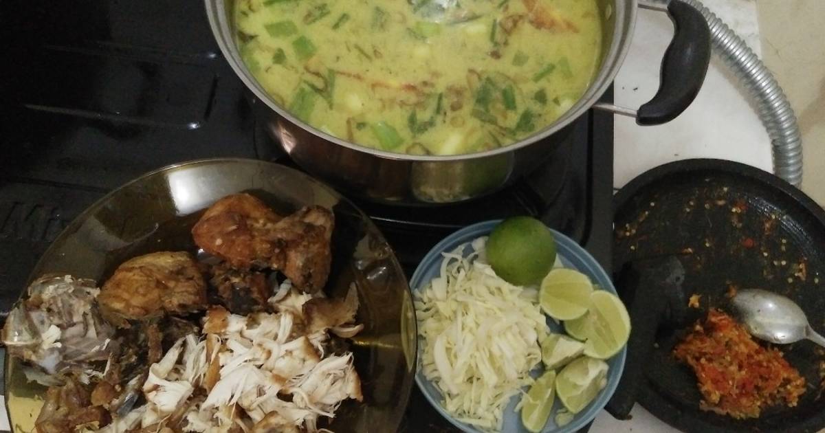 988 resep soto ayam santan enak dan sederhana Cookpad