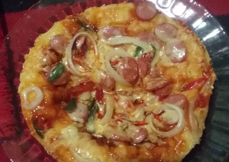 gambar untuk resep Pizza buatan isteri mudah dg magiccom sangat enaaakkk