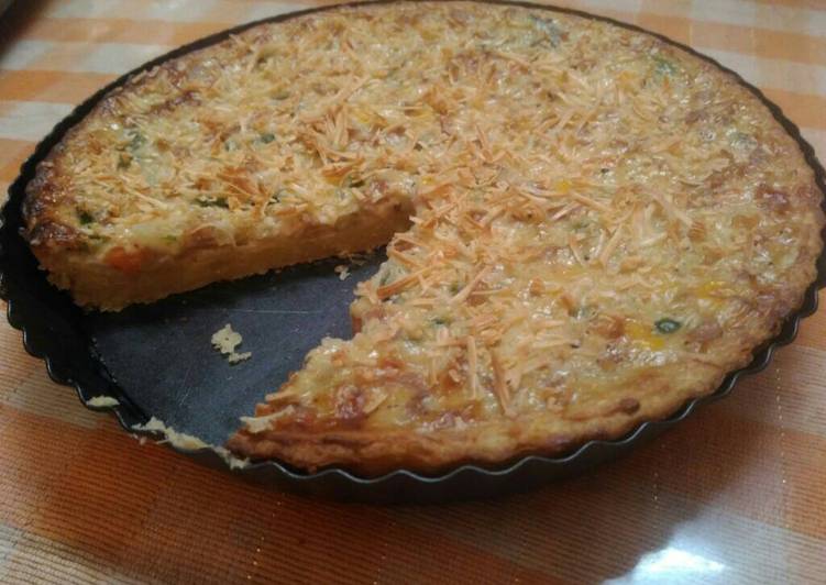 resep Pie singkong isi sosis