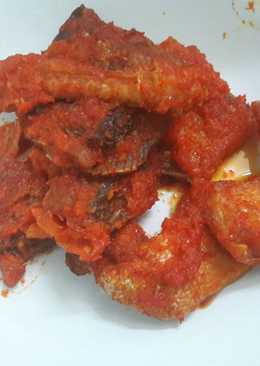 Tulang salmon pedas