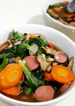 Capjay sosis jamur hioko