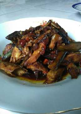 Tumis Tongkol dan terong Asam manis pedas