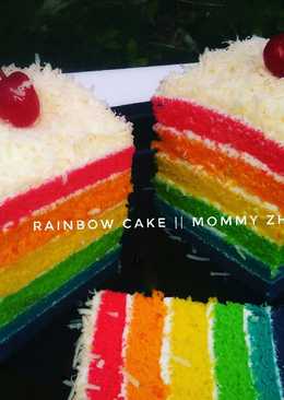 Rainbow CaKe kukus Elim Sugito (bukan Ny.Liem)