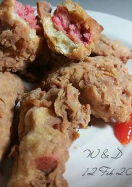 Kriuk Kornet & Sosis Irit (Crispy Sausage & Corned Beef)