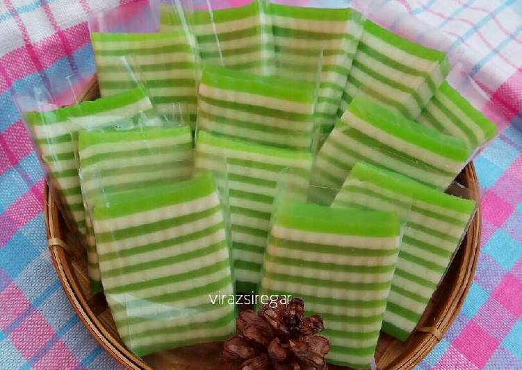 gambar untuk resep makanan Kue Lapis Sagu Pandan