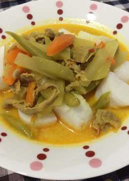 Ketupat sayur tetelan