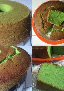 Tape ketan hijau buttercake