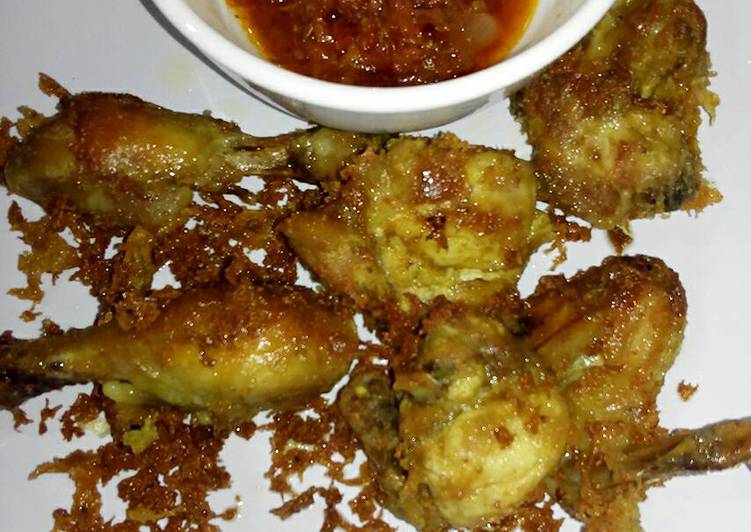 resep makanan Ayam kremes GPL (ga pake lama)