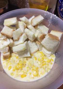 Cheese corn with bread