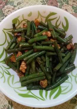 Tumis Kacang Panjang & Tempe