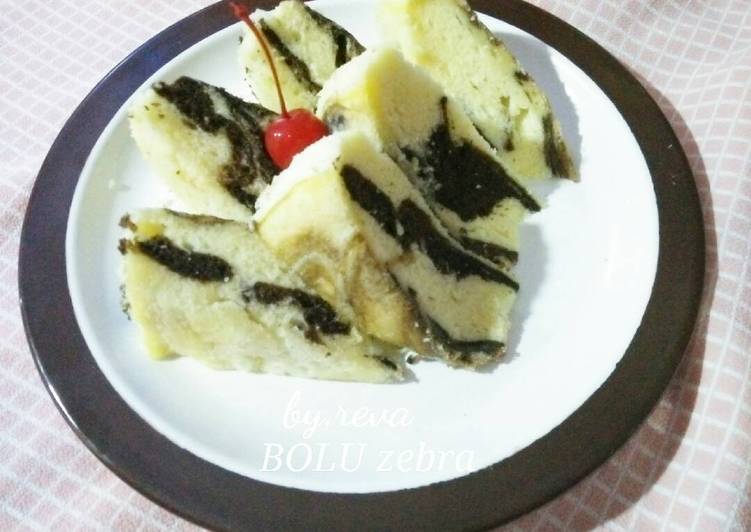 Resep BOLU ZEBRA simpel Oleh Revaa