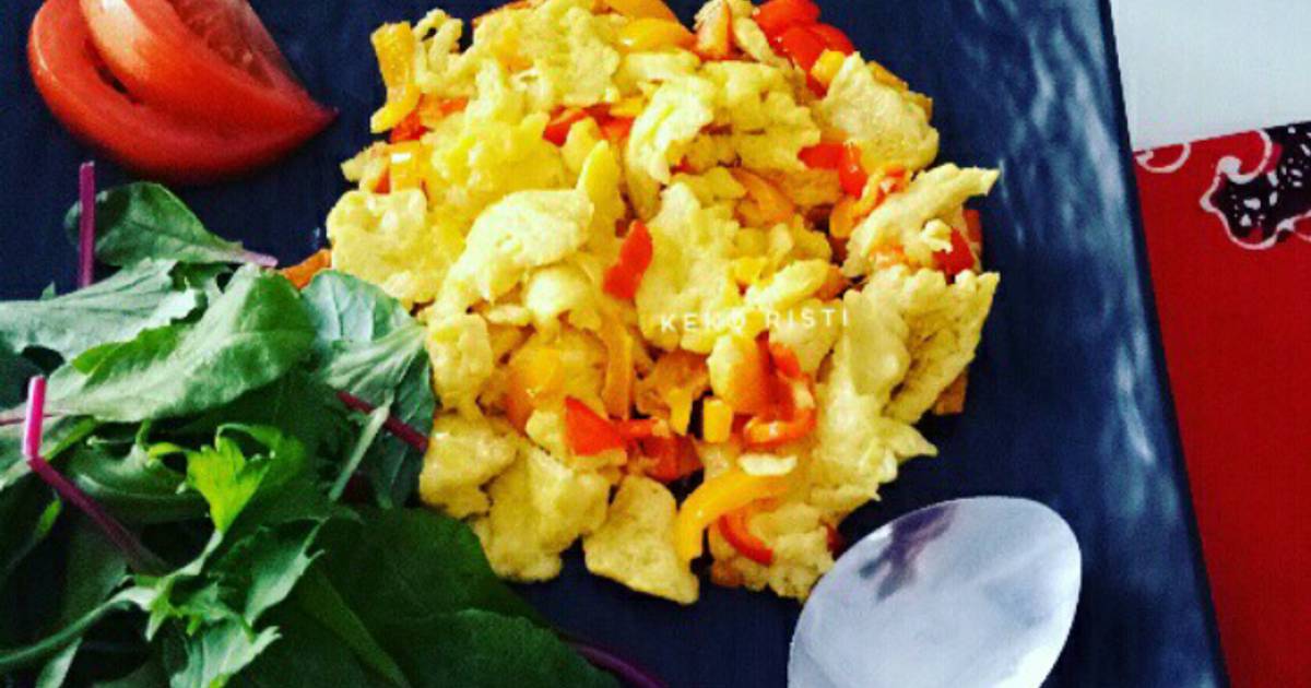 8 resep capsicum telur enak dan sederhana - Cookpad