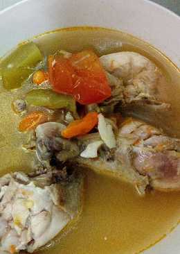 Garang Asem Ayam Bumbu Cemplung (Tanpa Santan Tanpa Daun Pisang)