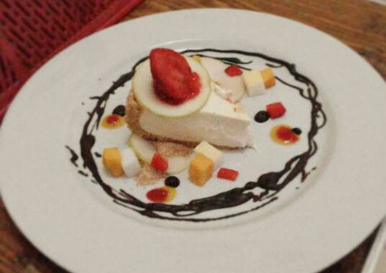 cara membuat simple Cheese cake