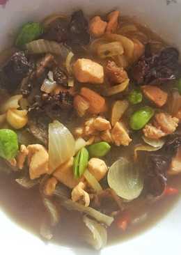 Ayam Tumis Jamur Pete